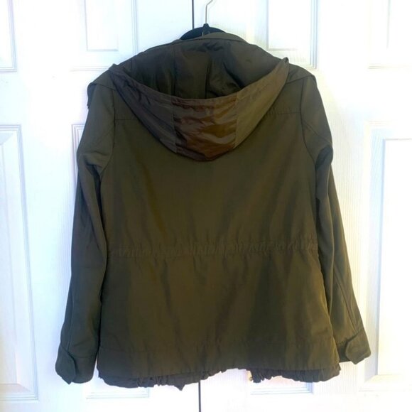 Michael KORS green jacket with hoodie size xs - Picture 16 of 16